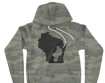 Wisconsin Ice Fishing Hoodie