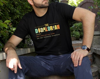 Dadalorian Shirt, Papa Geschenkideen, Star Wars inspiriert, Vatertagsgeschenk,
