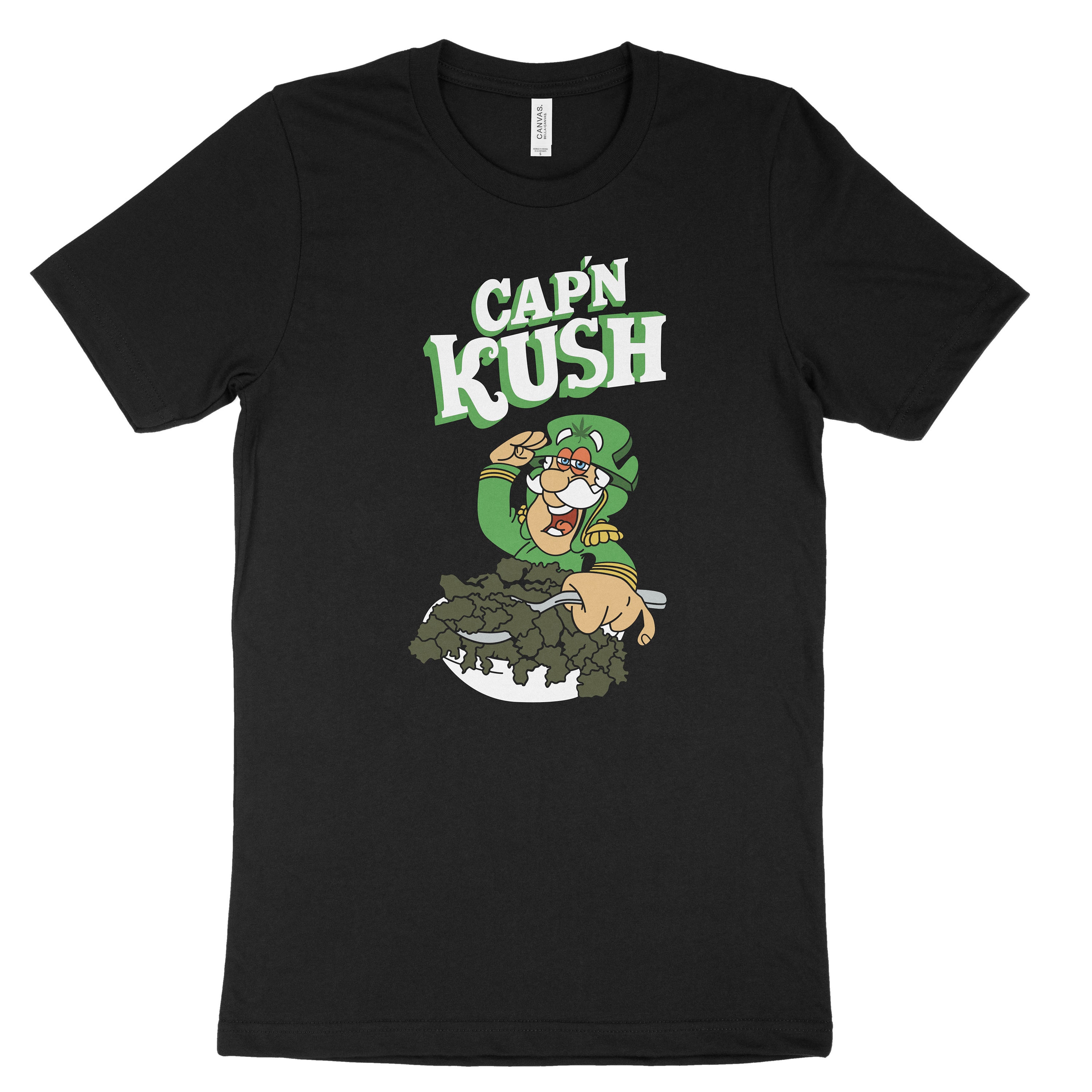 Cap'n Kush T-Shirt, Weed Gift ideas, Marijuana Gift ideas