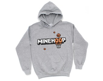 Sudadera juvenil Mine Hoops, Sudadera de baloncesto para adolescentes, Sudaderas deportivas, Sudadera deportiva, Sudaderas de baloncesto unisex para niños