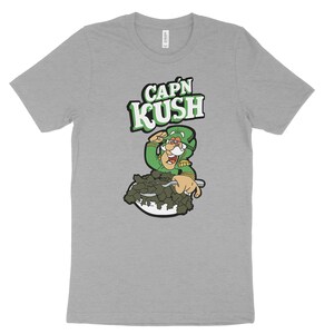 Cap'n Kush T-shirt, presentidéer för cannabis, presentidéer för marijuana bild 3