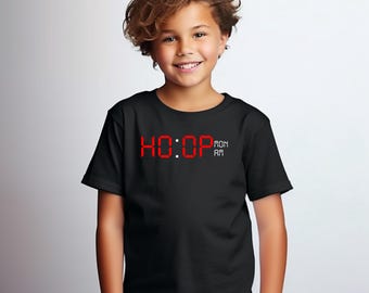 Camiseta con reloj de baloncesto, idea de regalo