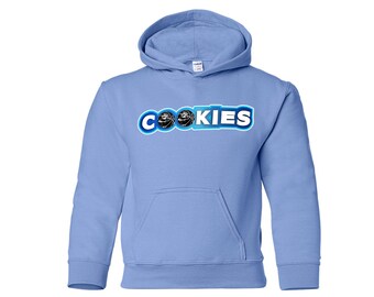 Sudadera juvenil Cookies, sudadera de baloncesto para adolescentes, sudaderas deportivas, sudadera deportiva, sudadera de baloncesto unisex para niños