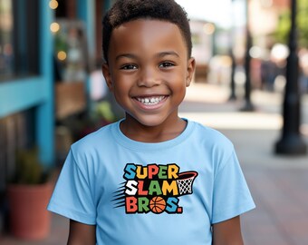 Camiseta Super Slam Bros, idea de regalo de baloncesto