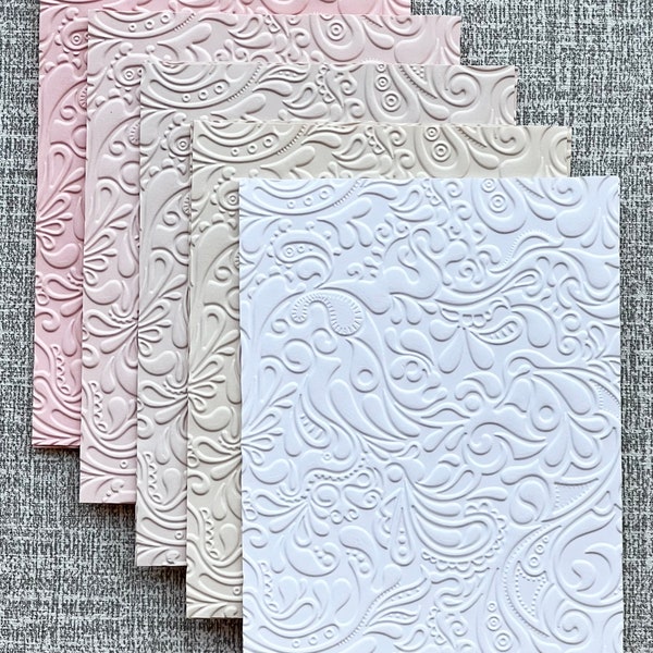 Embossed Paper Etsy