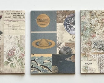 Junk Journal Papers, Scrapbook Supplies, Assorted Paper, Junk Journal Ephemera, 30 Pcs (YJC-150-038)