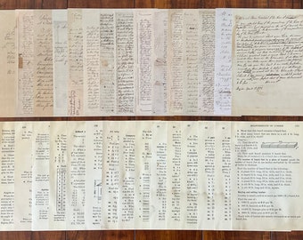 Junk Journal Papers, Scrapbook Supplies, Assorted Paper, Junk Journal Ephemera, 30 Pcs (YHC-85-001)