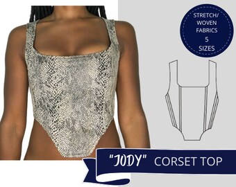 images Easy Corset Top Pattern corset top pattern etsy