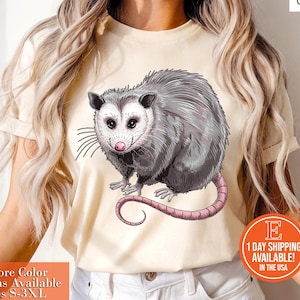 Opossum Shirt, Opossum Lover Shirt, Funny Possum T-shirt, Cute Shirts, Meme Shirt, Vintage 90s Shirt, Funny Rat Clothing, Weird T Shirt