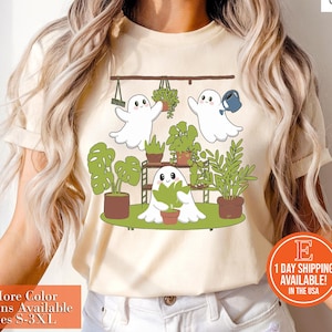 Ghost Plant Shirts Crazy Plant Lady TShirt, Ghost Plant Lady, Halloween Plants ,Ghost Plant Lady, Ghost Plant Shirts