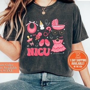 Coquette NICU Shirt • NICU Nurse Gifts • Neonatal ICU Nurse Tshirt • Neonatal Intensive Care Unit Nursing • Nicu Graduation
