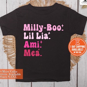 Boy Nickname Toddler Shirt - Retro Personalized Kids Tee - Custom Natural Kids Shirt