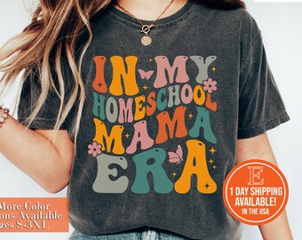 In My Homeschool Mama Era Shirt, Homeschool Mom Shirt, Homeschooling Mama Shirt, Christian Teacher Shirt, Mama Butterfly, Homeschooler Mom