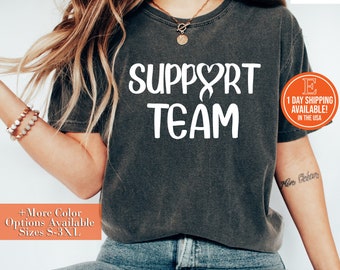 Lung Cancer Support Team Shirt, Hoodie, Sweatshirt - Lung Cancer Survivor Gift Tees, Lung Cancer Awareness Marching Family Shirts