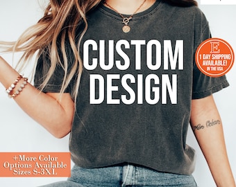 Personalized T-Shirt: Custom for Birthdays, Anniversaries, Weddings, and Special, DTG Print