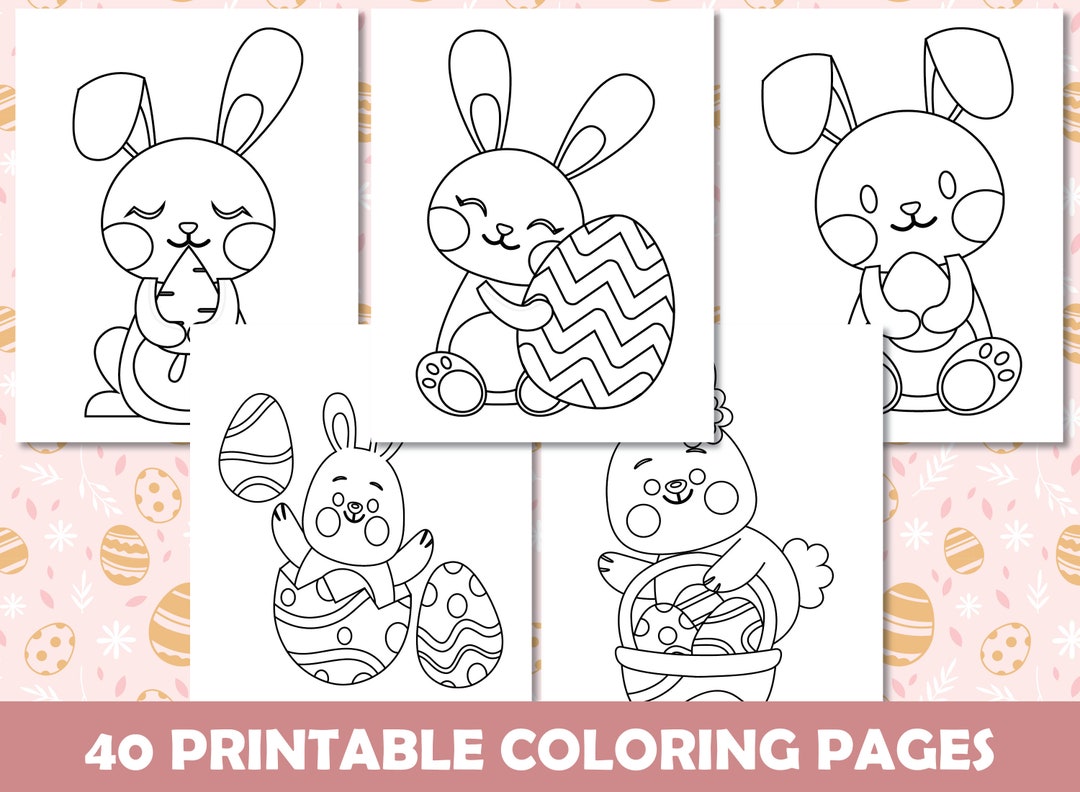 Easter Coloring Pages, 40 Printable Easter Coloring Pages for Kids ...