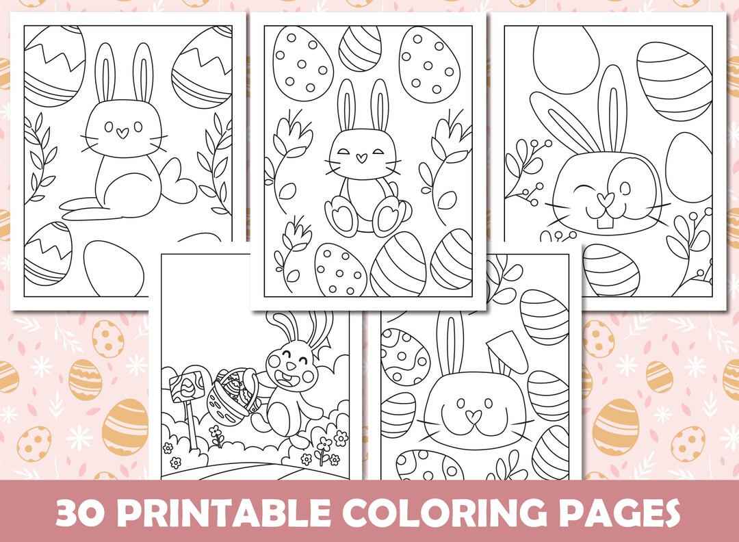 Easter Coloring Pages, 30 Printable Easter Coloring Pages for Kids ...