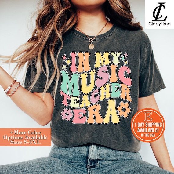 Music Teacher Era Shirt: Elementary Teacher Apparel