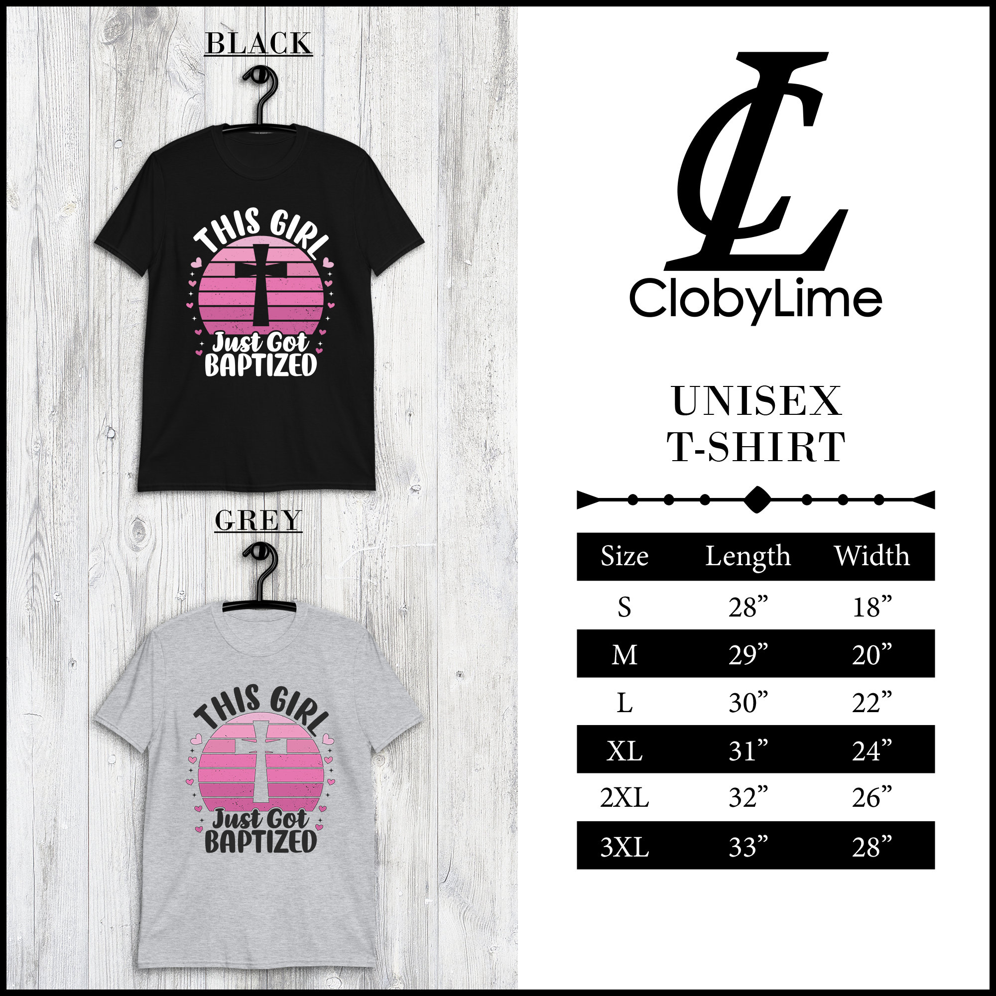 This Girl Just Got Baptized Christian Communion Baptism Shirt