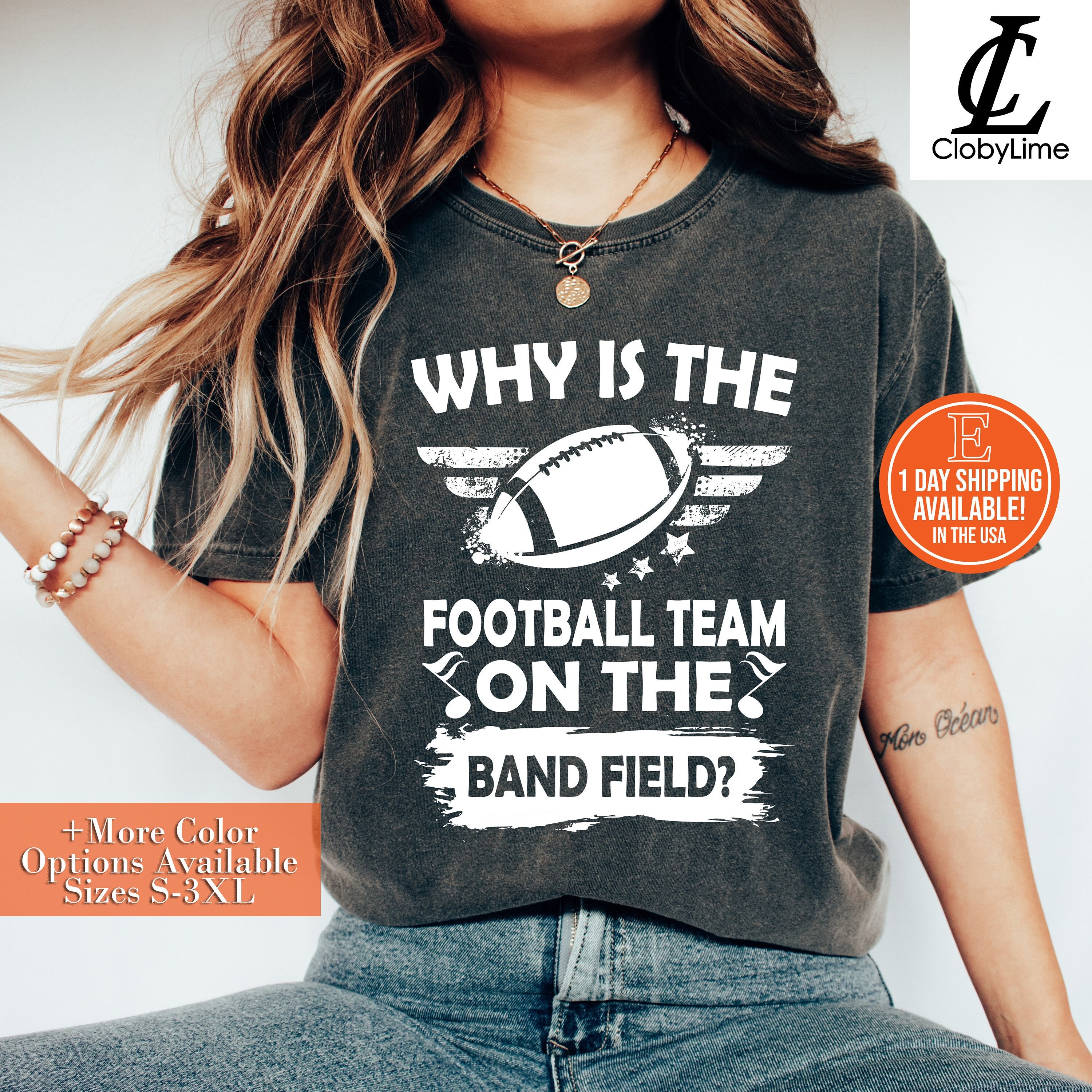 What Is The Football Team Doing On The Band Field Shirt What Is The Football Team Doing On The Band Field Shirt
