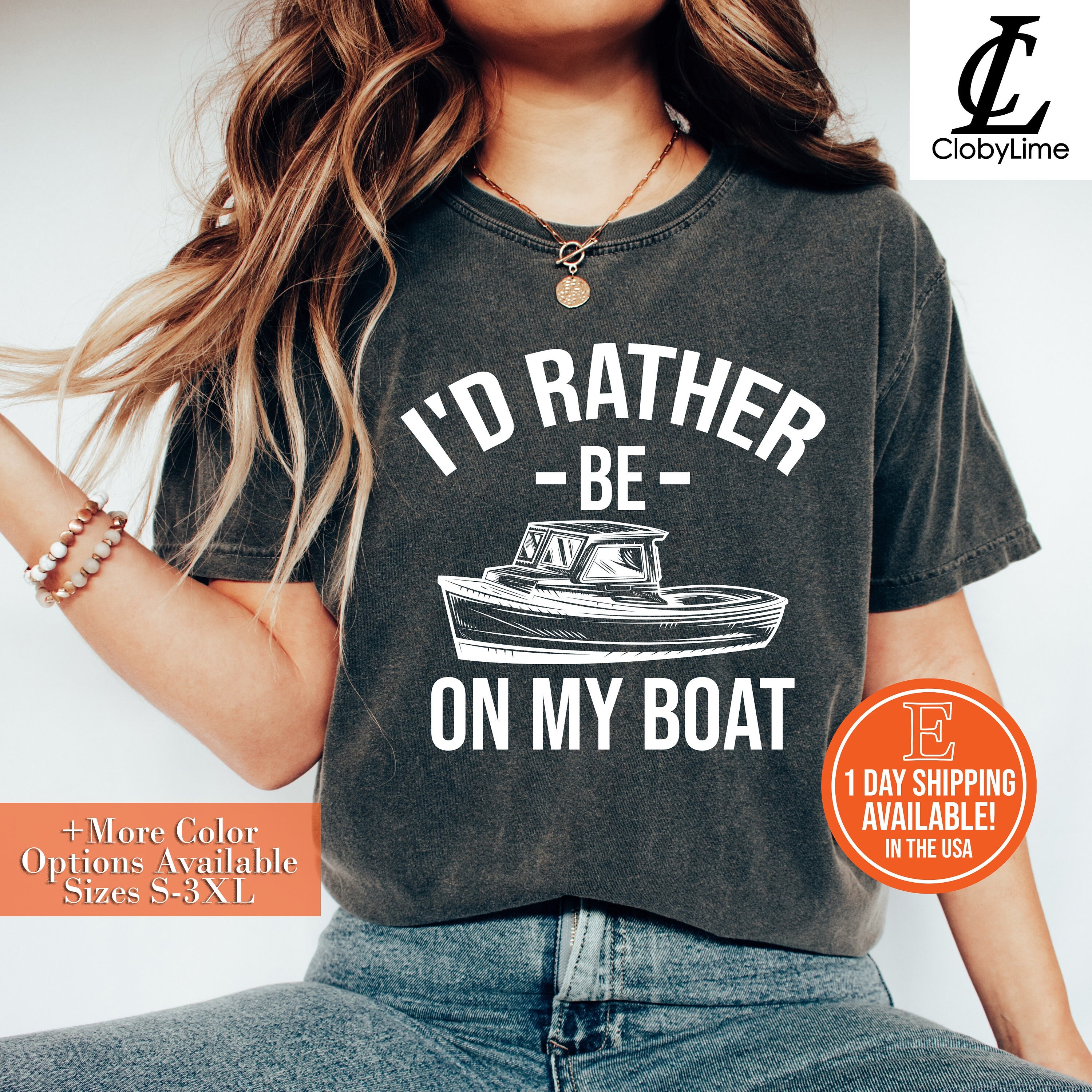 I'd Rather Be on My Boat Shirt Hoodie Sweatshirt Funny - Etsy Canada