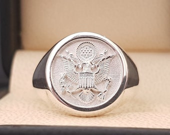 Bague drapeau américain, chevalières en argent pour homme, bague pour patriotes, cadeau pour vétérans, bagues en argent pour hommes tendance, Black Friday, cadeaux de Noël