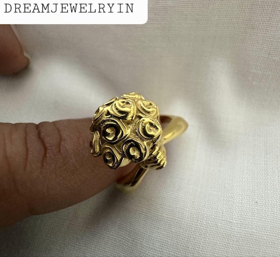 925 Sterling Silver Rose Ring, Hands Ring, Pinky Promise Ring