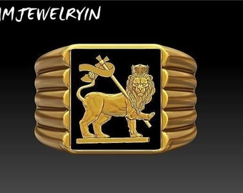 Lion of judah ring, qLion Knight Ring, Lion ring, 925 silver Signet Lion Ring, Knight Silver Ring ,Signet ring