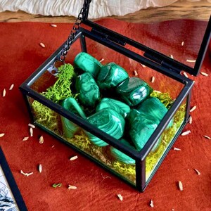 Pierres Roulées en Malachite Naturelle AA - Protection et Transformation Énergétique - Pierres Naturelles - Lithothérapie - Idée Cadeau