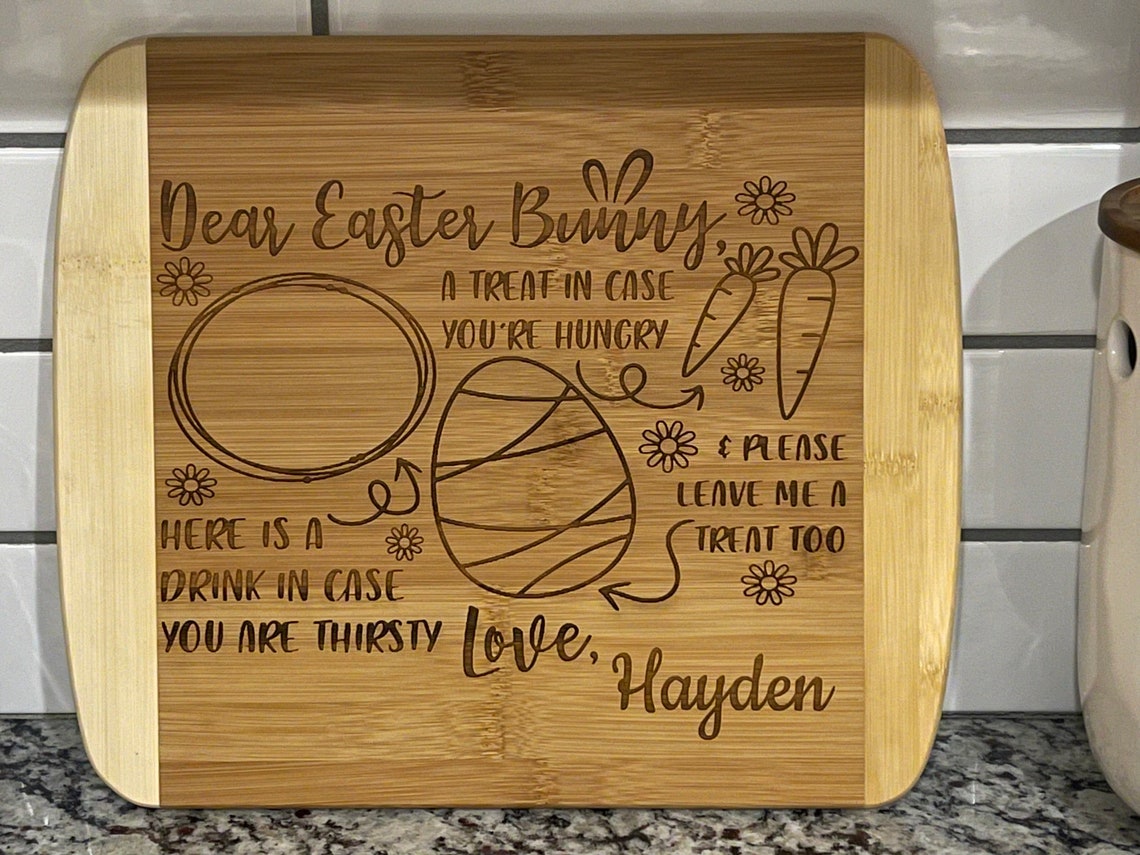 Easter decorative serving tray Etsy