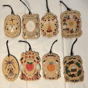 Pagan holidays / Sabbats ornaments Wreath decorations / Wiccan /Pagan / solstices/ equinoxes