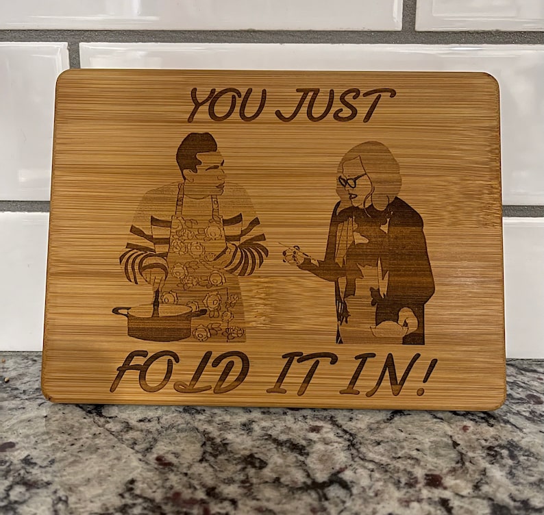 8x6 You just Fold it in cutting serving board