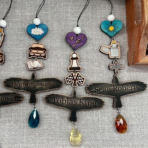 Ravenhood Officially Licensed Suncatcher / Bookish ornament.