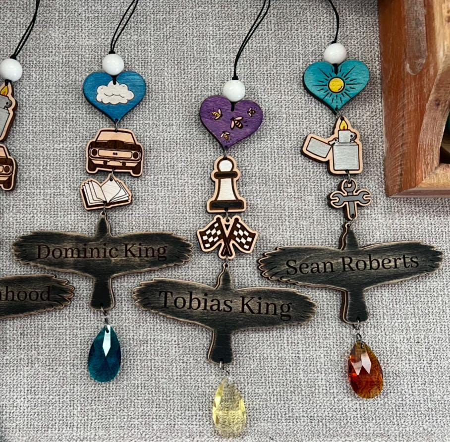 Ravenhood Officially Licensed Suncatcher / Bookish ornament.