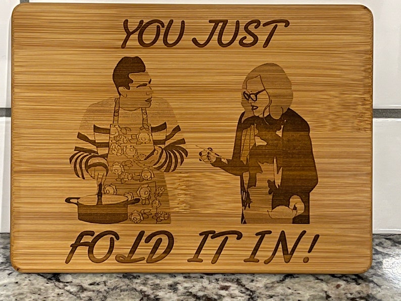 8x6 You just Fold it in cutting serving board