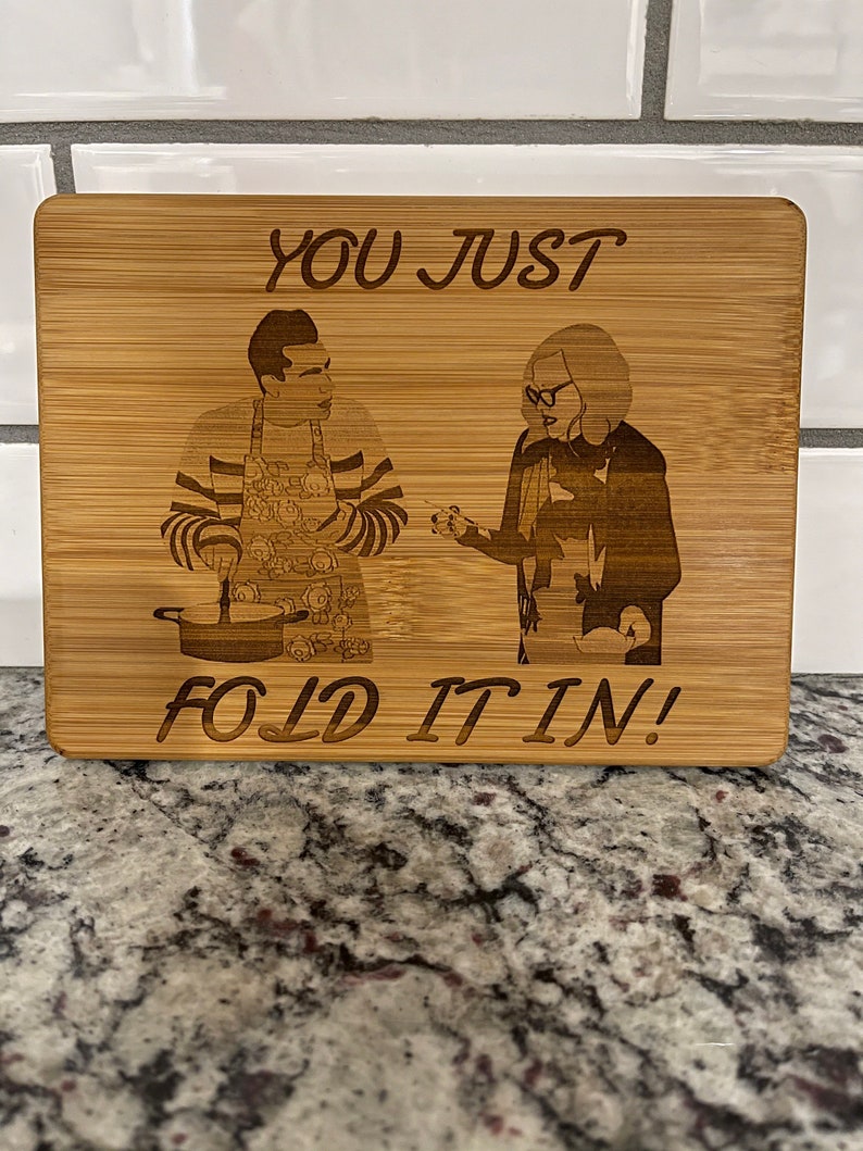 8x6 You just Fold it in cutting serving board