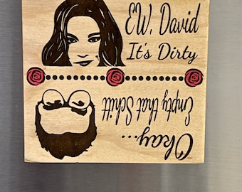 David and Alexis dishwater clean/dirty magnet.