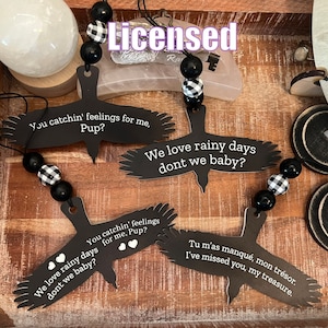 Ravenhood Officially Licensed Car Charm / Bookish ornament.