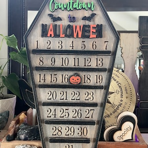 Halloween coffin countdown
