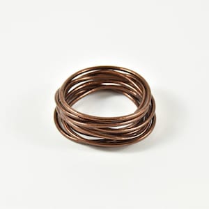 Jonc Bouddhiste brown coffee fin