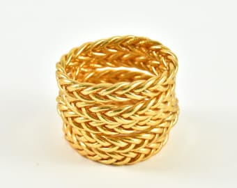 Jonc Bouddhiste gold tressé