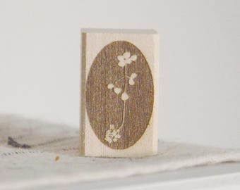 Botanical design - Wooden stamps