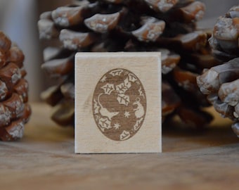 Mice observing stars - Wooden stamp