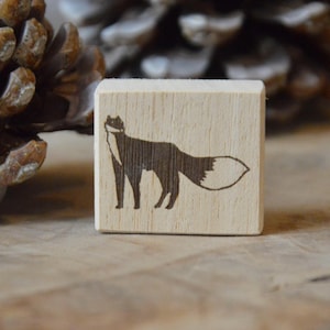Fox - Wooden Stamp