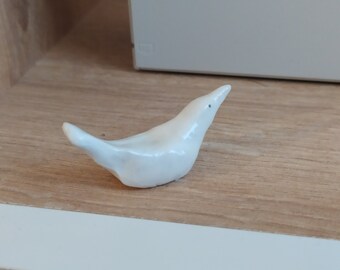 white bird - pen holder