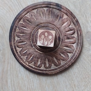 Tulp - houten stempel