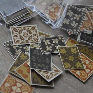 Etichette autunnali - Biglietti