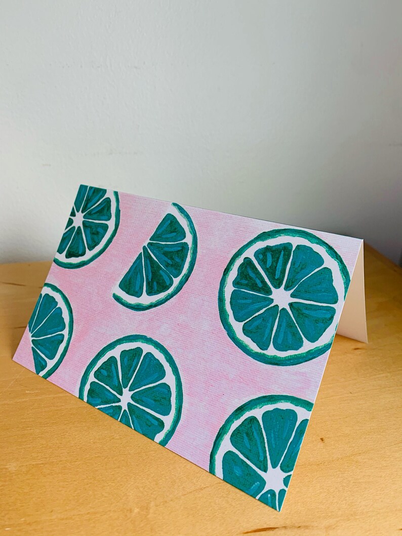 Lime Notecards sets of 5