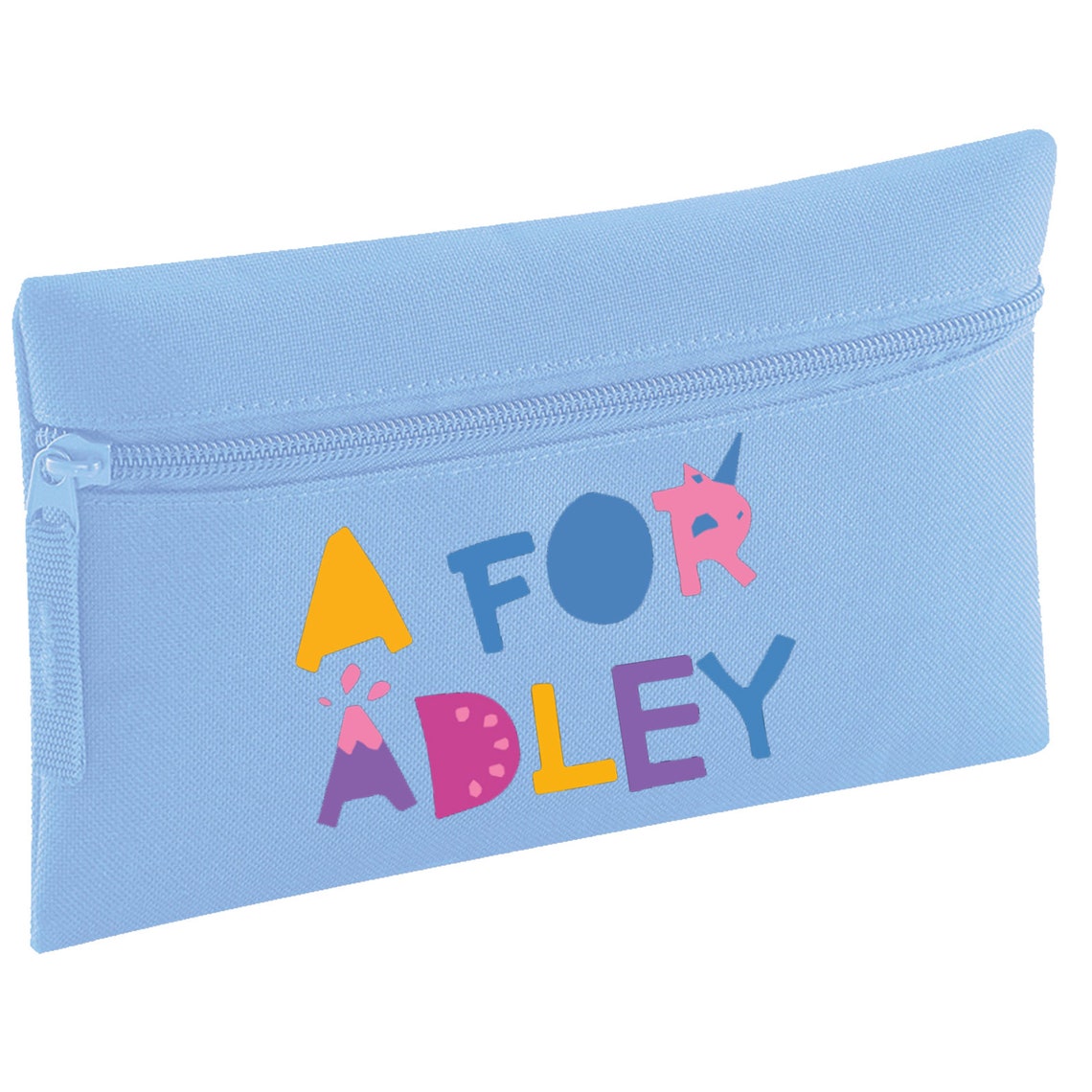 A for Adley Kids Boys Girls Teen Back to School Pencil Case Etsy