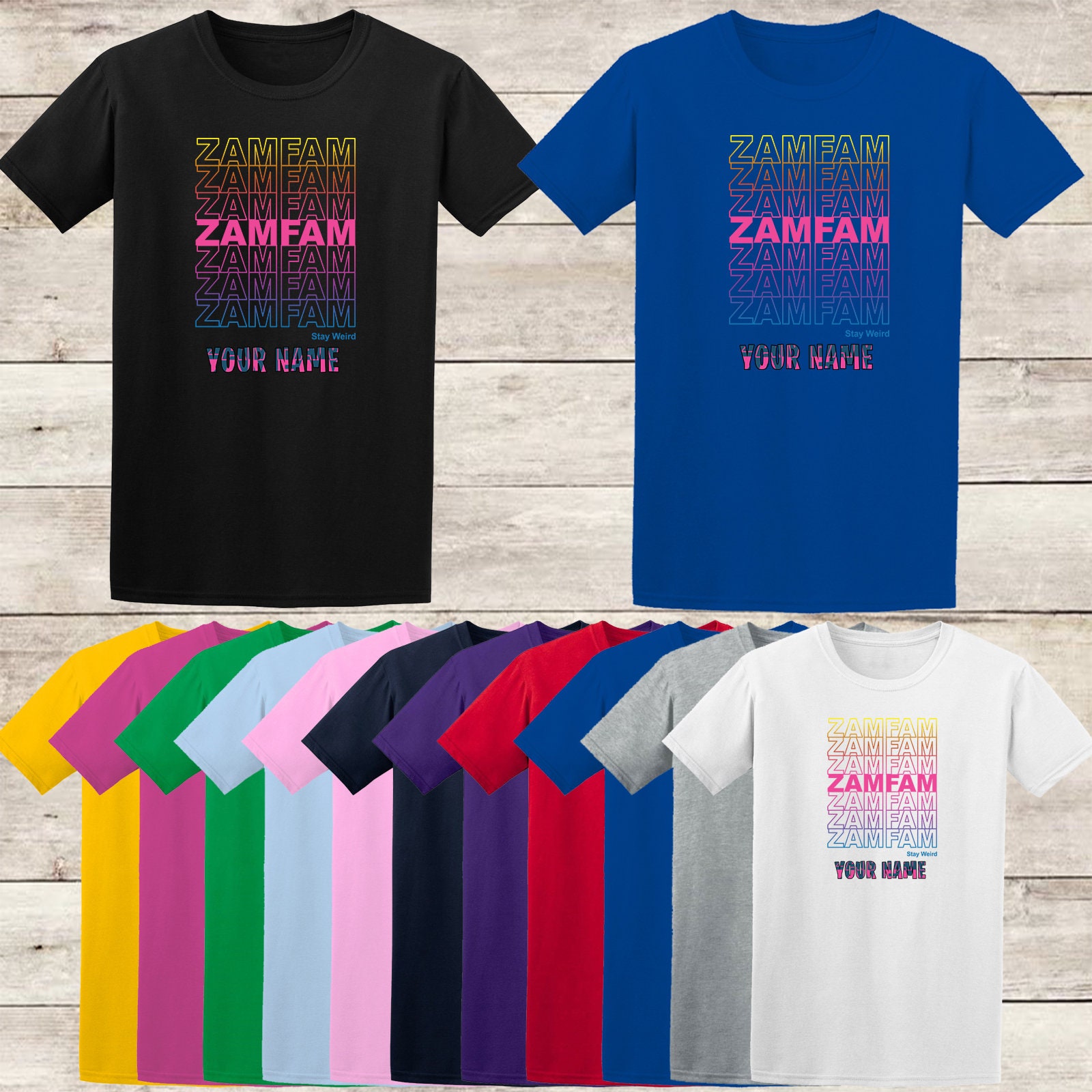 Personalised Zam Fam Youtuber Rebecca 